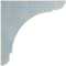 Ekena Millwork 1 3/4"W x 12"D x 12"H Extra Large Olympic Wood Vintage Decor Bracket, Driftwood Blue BKTWD01X12X12OLBU - alternate 3